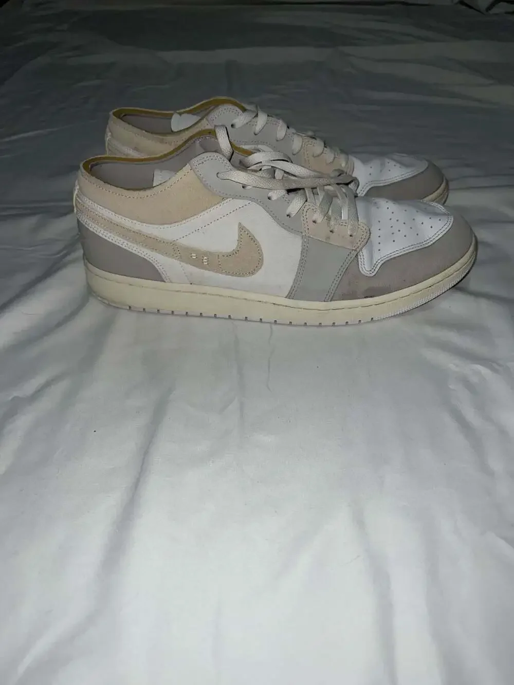 Air Jordan 1 Low SE Craft Inside Out Tech Grey Size 13 - Picture 4 of 6